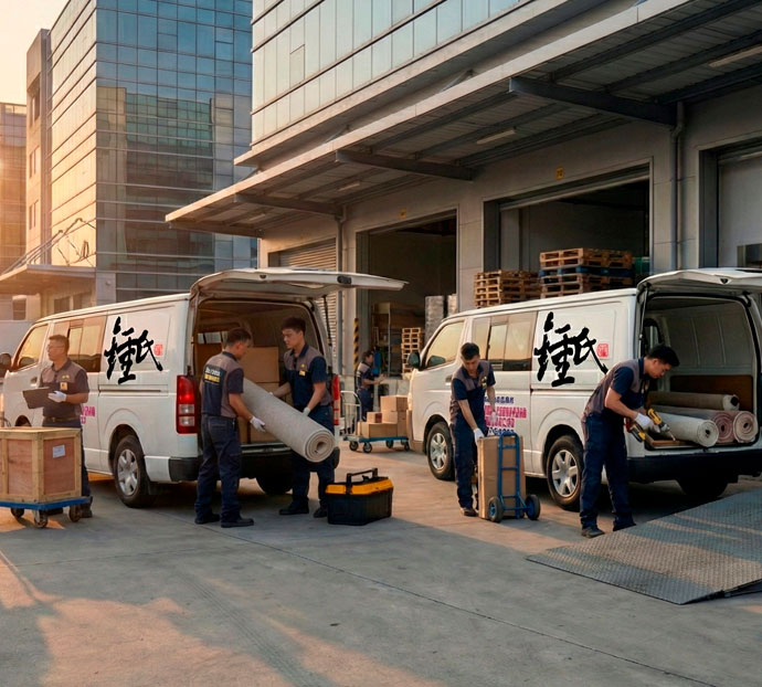 自家車隊，彈性配合