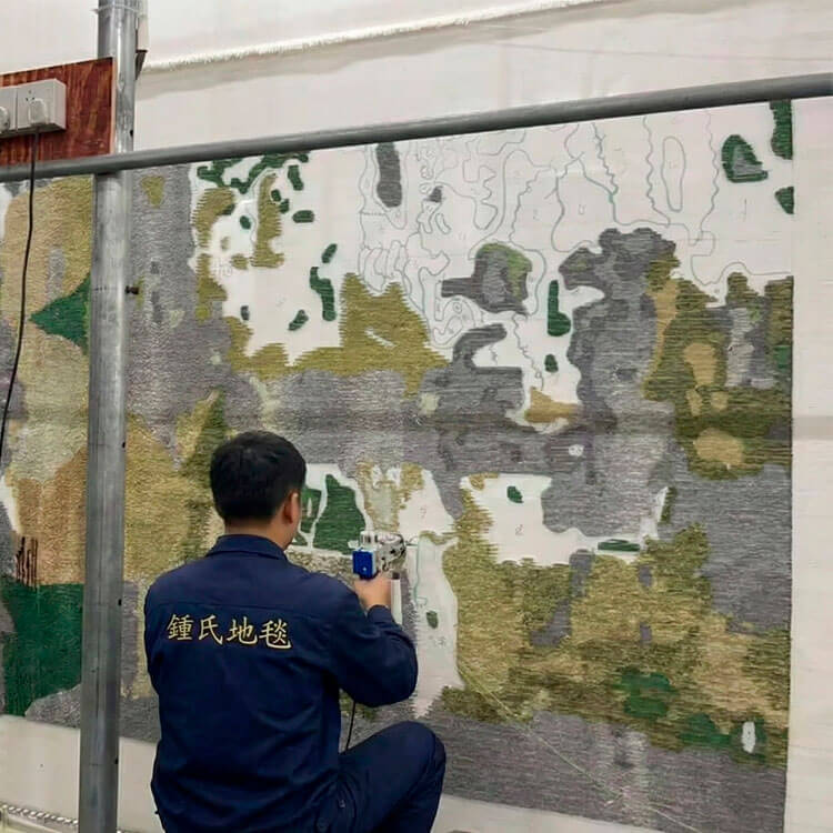 手工槍刺地毯